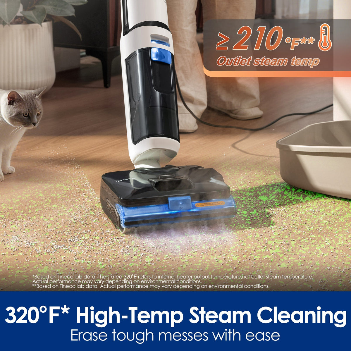 Tineco FLOOR ONE S6 Stretch Steam Wet Dry Vacuum