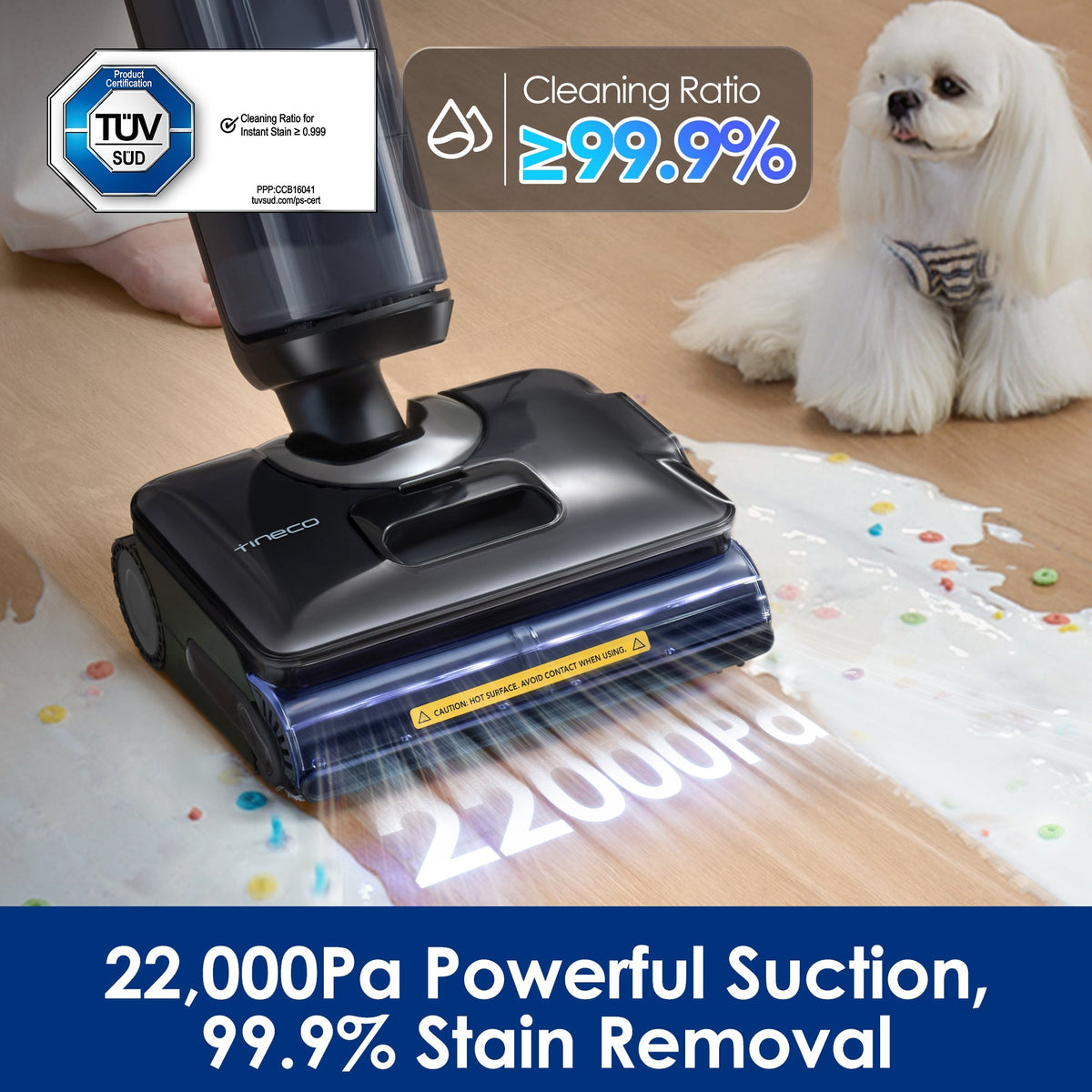 Tineco FLOOR ONE S7 Stretch Steam Wet Dry Vacuum Cleaner